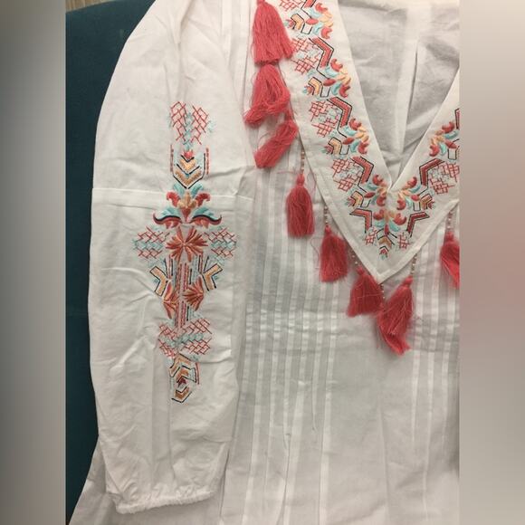 Jamie Gries Tassel top- XL - Picture 3 of 10